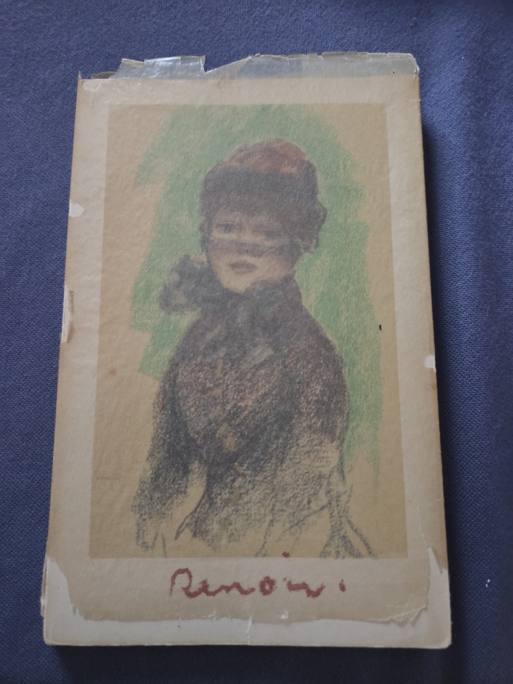 Renoir 1st Edition Art Book Soft Cover with Wrapping 6th in Series French 1949